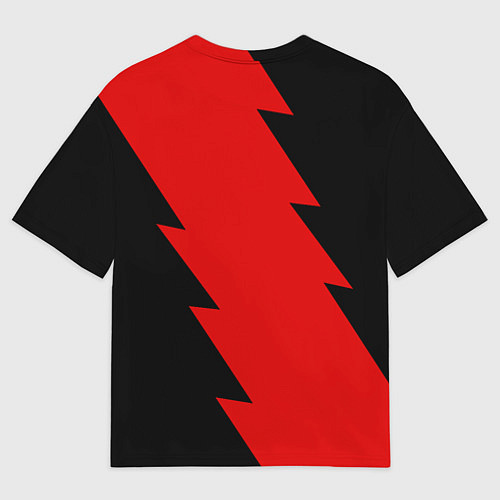Мужская футболка оверсайз Ducati - logo / 3D-принт – фото 2