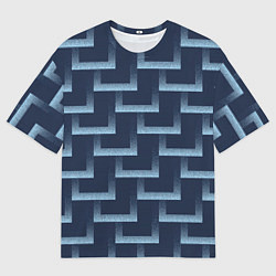Мужская футболка оверсайз Современный замысловатый орнамент