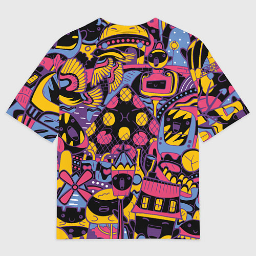 Мужская футболка оверсайз О Париж / 3D-принт – фото 2