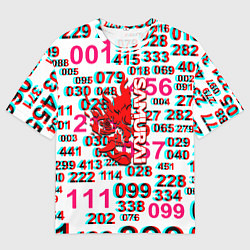 Мужская футболка оверсайз Samurai cyberpunk game