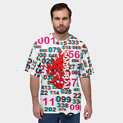 Футболка оверсайз мужская Samurai cyberpunk game, цвет: 3D-принт — фото 2