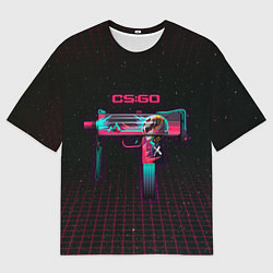 Мужская футболка оверсайз MAC-10 Neon Rider - CS:GO