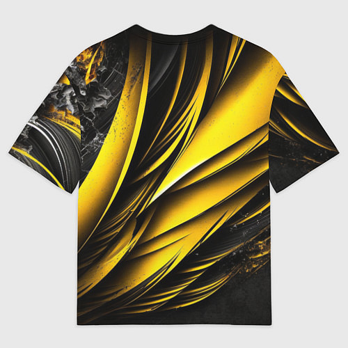 Мужская футболка оверсайз Пикачу на красном мотоцикле / 3D-принт – фото 2