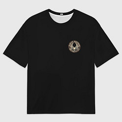 Мужская футболка оверсайз Харлей Дэвидсон дорога позади