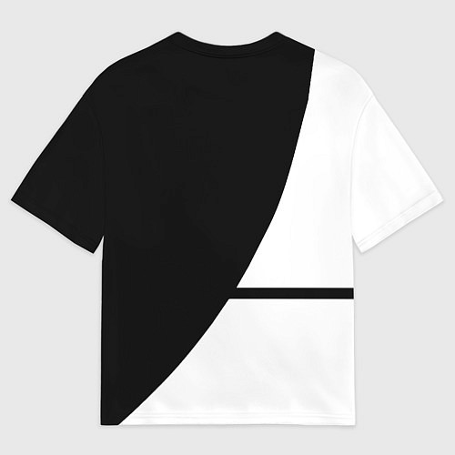 Мужская футболка оверсайз Герб РФ текстура спорт / 3D-принт – фото 2