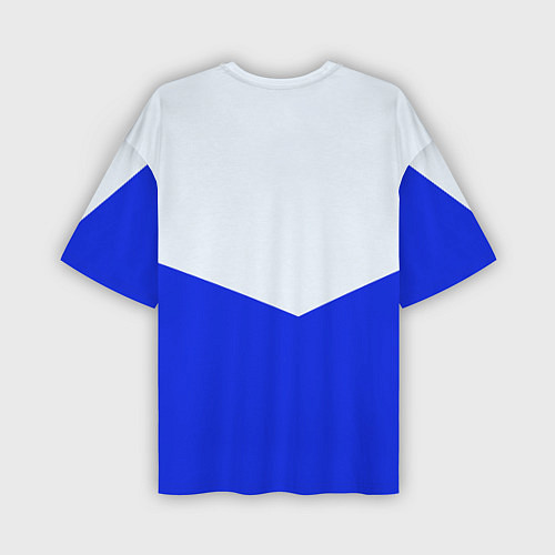 Мужская футболка оверсайз Napoli fc geometry / 3D-принт – фото 2