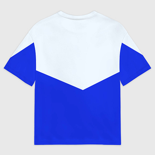 Мужская футболка оверсайз Napoli fc geometry / 3D-принт – фото 2