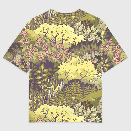 Мужская футболка оверсайз Найди опоссума / 3D-принт – фото 2