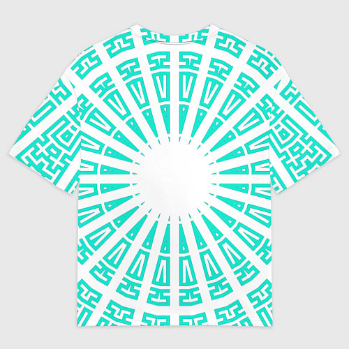 Мужская футболка оверсайз Кафка Хибино в форме кайдзю / 3D-принт – фото 2