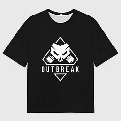 Футболка оверсайз мужская Rainbow six outbreak, цвет: 3D-принт