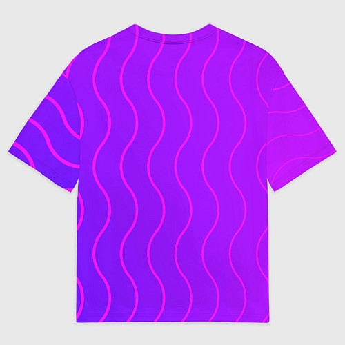 Мужская футболка оверсайз Пикачу панк в розовом стиле / 3D-принт – фото 2