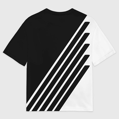 Мужская футболка оверсайз Liverpool sport fc geometry / 3D-принт – фото 2