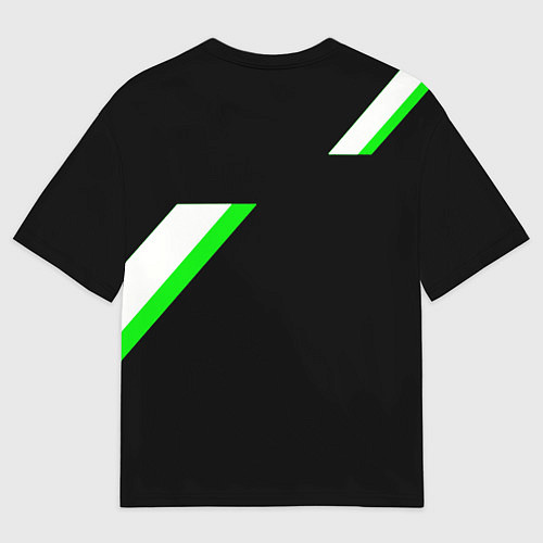 Мужская футболка оверсайз Skoda geometry / 3D-принт – фото 2