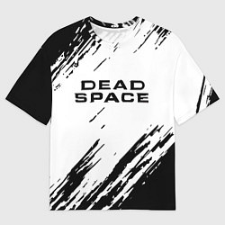 Футболка оверсайз мужская Dead space чёрные краски, цвет: 3D-принт