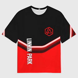 Футболка оверсайз мужская Linkin park geometry line steel, цвет: 3D-принт