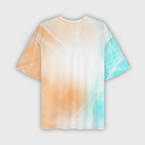 Мужская футболка оверсайз RUST gradient / 3D-принт – фото 2