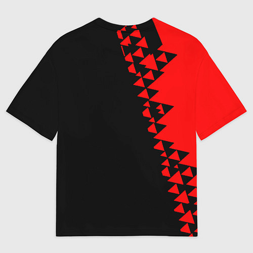 Мужская футболка оверсайз СССР геометрия прошлого / 3D-принт – фото 2
