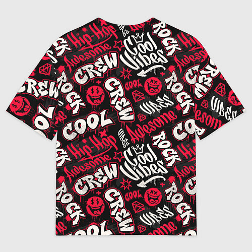 Мужская футболка оверсайз Крутая команда / 3D-принт – фото 2