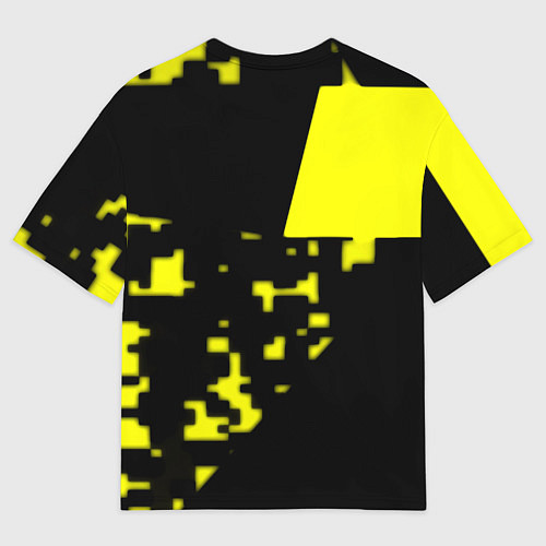 Мужская футболка оверсайз Россия имперский стиль пиксели / 3D-принт – фото 2