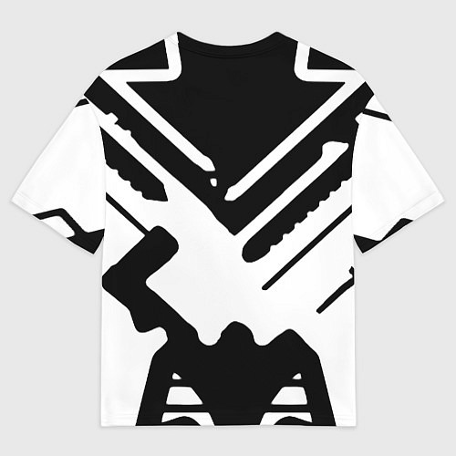 Мужская футболка оверсайз Rainbow six паттерн дигл / 3D-принт – фото 2