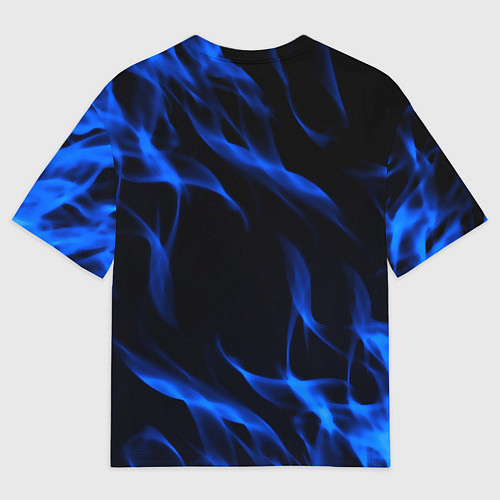 Мужская футболка оверсайз Starcraft flame strategy / 3D-принт – фото 2