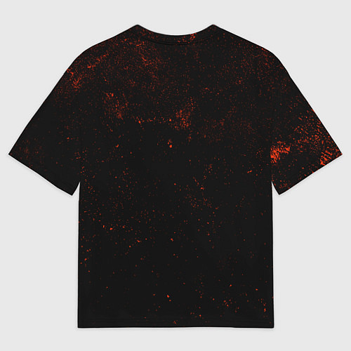 Мужская футболка оверсайз Слово котана: шерсть на одежде - мем из кино с кот / 3D-принт – фото 2