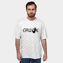 Футболка оверсайз мужская Сашок, цвет: 3D-принт — фото 2