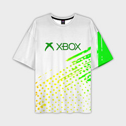 Мужская футболка оверсайз Xbox краски текстура геймер