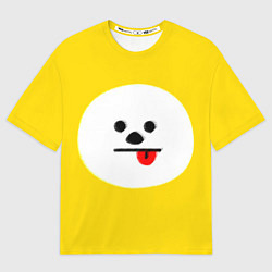 Футболка оверсайз мужская BT21 - Chimmy, цвет: 3D-принт