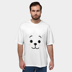 Футболка оверсайз мужская BT21 RJ, цвет: 3D-принт — фото 2