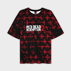 Футболка оверсайз мужская Red dead redemption x farcry pattern, цвет: 3D-принт