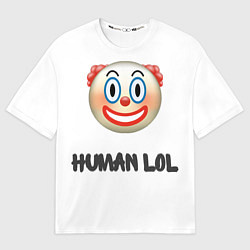 Футболка оверсайз мужская Human Fall Clown, цвет: 3D-принт