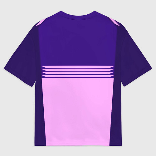 Мужская футболка оверсайз Real Madred geometry sport / 3D-принт – фото 2