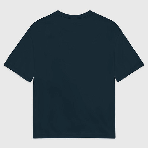 Мужская футболка оверсайз Киборг самурай / 3D-принт – фото 2