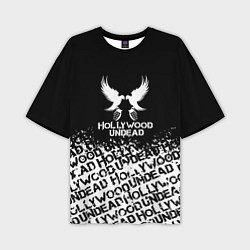 Футболка оверсайз мужская Hollywood Undead band, цвет: 3D-принт