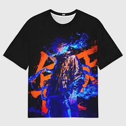 Мужская футболка оверсайз Маг Мэгуми Фусигуро - Магическая битва