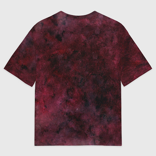 Мужская футболка оверсайз Кровавое небо / 3D-принт – фото 2