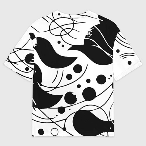 Мужская футболка оверсайз Fashion abstraction - ai art fantasy / 3D-принт – фото 2