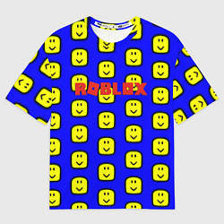 Футболка оверсайз мужская Roblox pattern mobile, цвет: 3D-принт