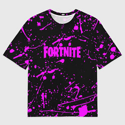 Мужская футболка оверсайз Fortnite краски