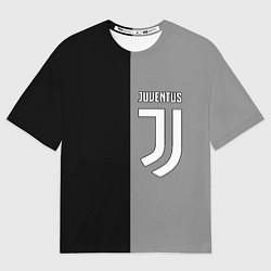 Футболка оверсайз мужская Ювентус геометрия, цвет: 3D-принт