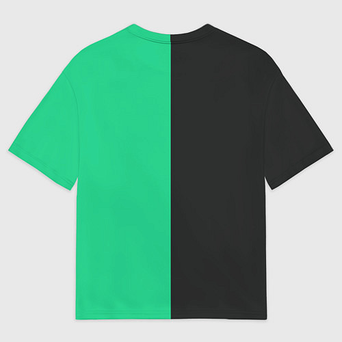 Мужская футболка оверсайз Надпись: hidden pain masked smiles / 3D-принт – фото 2