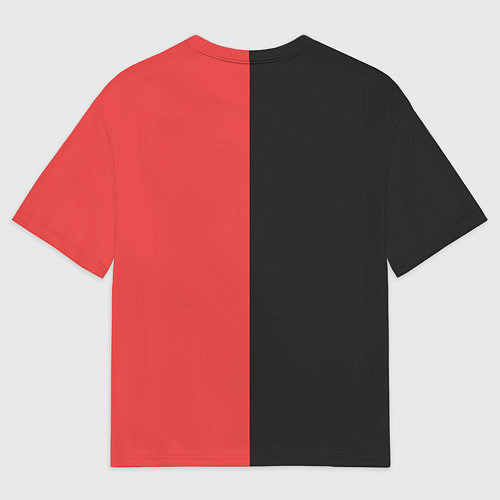 Мужская футболка оверсайз Надпись: burning bridges building hope / 3D-принт – фото 2