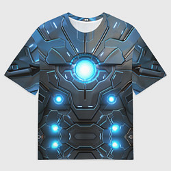 Мужская футболка оверсайз Лунный спасатель