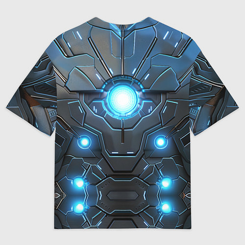 Мужская футболка оверсайз Лунный спасатель / 3D-принт – фото 2