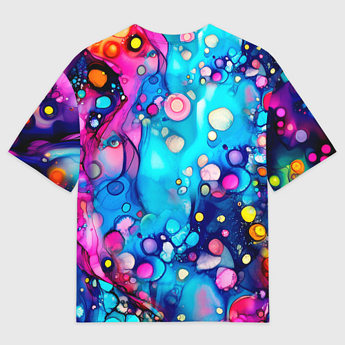 Мужская футболка оверсайз Три выдры / 3D-принт – фото 2