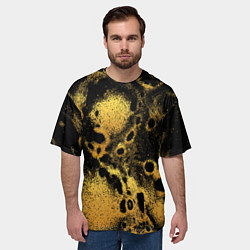 Футболка оверсайз мужская Текстура песок, цвет: 3D-принт — фото 2