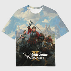Футболка оверсайз мужская Битва Kingdom come deliverence 2, цвет: 3D-принт