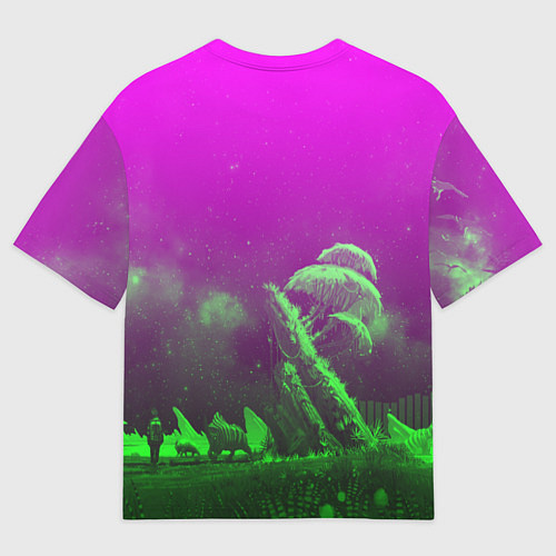 Мужская футболка оверсайз Starfield space rpg / 3D-принт – фото 2