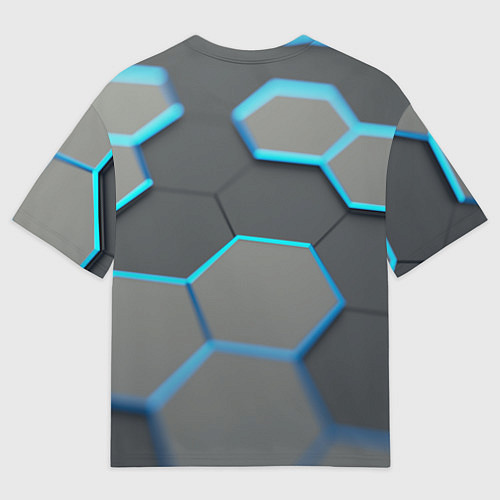 Мужская футболка оверсайз Dead cells броня / 3D-принт – фото 2